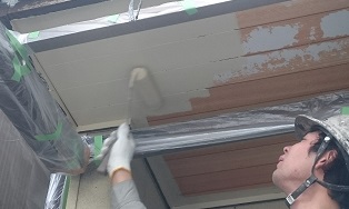 軒天塗装1 | 【 塗りかえ工房】開発サイト