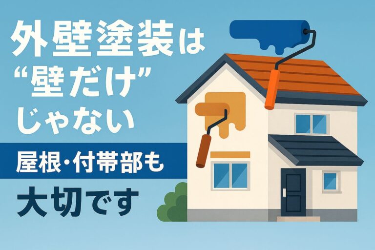 外壁塗装で実際に塗る箇所とその役割｜外壁だけじゃない！付帯部や屋根も重要です　岐阜県　大垣　安八　塗りかえ工房